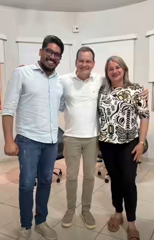 Jr Assunção, Prefeito Marcos e Claudevânia